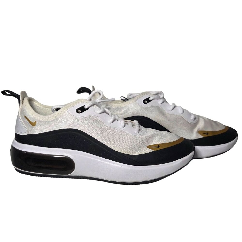 Nike Air Max Dia Womens Athletic Shoes Size 9 Ivory and Black Summit Lifted - Picture 3 of 8